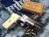 Smith & Wesson 745 IPSC 10th Anniversary, Engraved First Model 1 of 5000, Ivory Grips, Boxed, Trades Welcome - 10 of 24