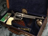1883 Colt Frontier Six Shooter, 44/40, Etched Panel, Carved Ivory, Leather Embossed Gunfighters Case - 18 of 25