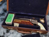1883 Colt Frontier Six Shooter, 44/40, Etched Panel, Carved Ivory, Leather Embossed Gunfighters Case - 23 of 25