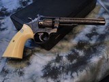 1970 Mfg. K-22 Factory “A” Engraved, Ivory Target Grips, S&W Roy Jinks Letter, Cased - 25 of 25