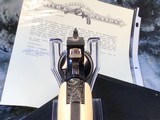 1970 Mfg. K-22 Factory “A” Engraved, Ivory Target Grips, S&W Roy Jinks Letter, Cased - 10 of 25