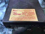 1947 Colt .38 Super 1911, 99% Boxed W/Colt Letter - 12 of 25