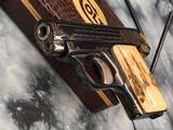 1908 Colt Vest Pocket .25, Gold Inlayed/ Master Engraved by Ray Cover - 7 of 19