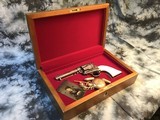 1900 Mfg. Colt SAA 4.75 inch, .45 Colt, Engraved, Ivory, Cased, - 5 of 23