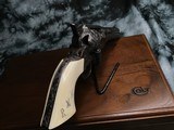 1900 Mfg. Colt SAA 4.75 inch, .45 Colt, Engraved, Ivory, Cased, - 18 of 23
