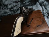 1900 Mfg. Colt SAA 4.75 inch, .45 Colt, Engraved, Ivory, Cased, - 8 of 23