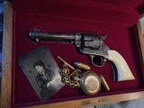 1900 Mfg. Colt SAA 4.75 inch, .45 Colt, Engraved, Ivory, Cased, - 7 of 23