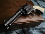 1900 Mfg. Colt SAA 4.75 inch, .45 Colt, Engraved, Ivory, Cased, - 4 of 23