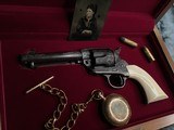 1900 Mfg. Colt SAA 4.75 inch, .45 Colt, Engraved, Ivory, Cased, - 20 of 23