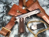 1917 Mfg. Colt 1911, Unissued 99% Condition W/ Colt Letter and Full WWI Rig. - 2 of 25