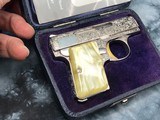 Baby Browning Renaissance Engraved, Belgium Made, Cased, .25acp. - 22 of 25