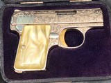 Baby Browning Renaissance Engraved, Belgium Made, Cased, .25acp. - 10 of 25