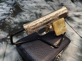 Baby Browning Renaissance Engraved, Belgium Made, Cased, .25acp. - 11 of 25