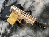 Baby Browning Renaissance Engraved, Belgium Made, Cased, .25acp. - 6 of 25