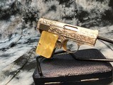 Baby Browning Renaissance Engraved, Belgium Made, Cased, .25acp. - 18 of 25