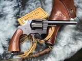 Colt New Service Revolver Model Of 1917, W/ Holster/Lanyard & Colt Letter, 99% Excellent - 17 of 25