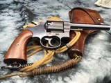 Colt New Service Revolver Model Of 1917, W/ Holster/Lanyard & Colt Letter, 99% Excellent - 19 of 25