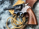 Colt New Service Revolver Model Of 1917, W/ Holster/Lanyard & Colt Letter, 99% Excellent - 2 of 25