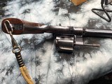 Colt New Service Revolver Model Of 1917, W/ Holster/Lanyard & Colt Letter, 99% Excellent - 6 of 25