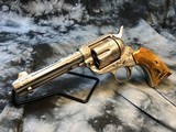 1905 New Orleans shipped Colt SAA, 4.75 inch,.38/40, John Adams Engraved, Nickel, Colt Letter, Adams letter. - 2 of 20
