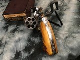 Prewar First Series 1936 Colt Detective Special, Hand Engraved, Nickel Stag Grips, Orig. Box. Colt Letter. - 17 of 24