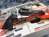 1969 Mfg. Colt SAA 2nd Gen., Stagecoach Box, 4 3/4 Inch, .357 Magnum 98% Condition - 3 of 17