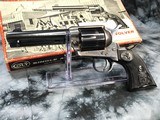 1969 Mfg. Colt SAA 2nd Gen., Stagecoach Box, 4 3/4 Inch, .357 Magnum 98% Condition - 8 of 17