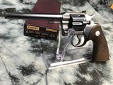 1943 Mfg. Colt Officers Model Target, .22 LR, Orig Box, 98% Pristine Condition - 1 of 15