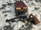 1943 Mfg. Colt Officers Model Target, .22 LR, Orig Box, 98% Pristine Condition - 11 of 15