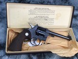 1943 Mfg. Colt Officers Model Target, .22 LR, Orig Box, 98% Pristine Condition - 3 of 15