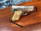 1950s Belgium Browning Renaissance Engraved Triple Gun Auto Pistol Set, Rare Coin Finished, Cased - 17 of 17