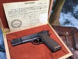 Nazi Proofed 1943 FN High Power With Holster and Capture Papers, cased, Trades Welcome!