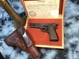 Nazi Proofed 1943 FN High Power With Holster and Capture Papers, cased, Trades Welcome! - 5 of 20