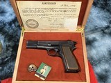 Nazi Proofed 1943 FN High Power With Holster and Capture Papers, cased, Trades Welcome! - 7 of 20