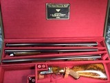 1931 A.H. Fox 3 Barrel Custom Cased Set, 16 Ga.& 20 Ga. W/Letter - 15 of 25