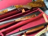 1931 A.H. Fox 3 Barrel Custom Cased Set, 16 Ga.& 20 Ga. W/Letter - 4 of 25