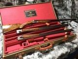 1931 A.H. Fox 3 Barrel Custom Cased Set, 16 Ga.& 20 Ga. W/Letter - 23 of 25