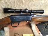 1959 Belgium Browning SA22, Unfired in Browning Case W/Scope & Box, 99% - 13 of 25