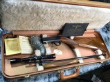 1959 Belgium Browning SA22, Unfired in Browning Case W/Scope & Box, 99% - 11 of 25