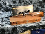 1959 Belgium Browning SA22, Unfired in Browning Case W/Scope & Box, 99% - 2 of 25
