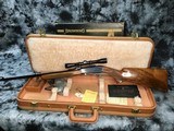 1959 Belgium Browning SA22, Unfired in Browning Case W/Scope & Box, 99% - 21 of 25