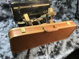 1959 Belgium Browning SA22, Unfired in Browning Case W/Scope & Box, 99% - 14 of 25