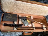 1959 Belgium Browning SA22, Unfired in Browning Case W/Scope & Box, 99% - 24 of 25