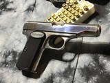 Belgium Browning model 1910, Factory Nickel, .32 acp W/Holster, Trades Welcome! - 3 of 18