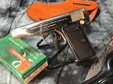 Belgium Browning model 1910, Factory Nickel, .32 acp W/Holster, Trades Welcome! - 11 of 18