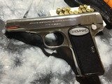 Belgium Browning model 1910, Factory Nickel, .32 acp W/Holster, Trades Welcome! - 5 of 18