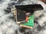 Belgium Browning model 1910, Factory Nickel, .32 acp W/Holster, Trades Welcome! - 15 of 18