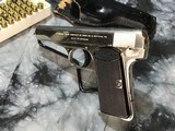 Belgium Browning model 1910, Factory Nickel, .32 acp W/Holster, Trades Welcome! - 9 of 18