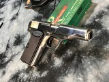 Belgium Browning model 1910, Factory Nickel, .32 acp W/Holster, Trades Welcome! - 16 of 18