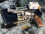 Smith & Wesson 651-1 Stainless .22 magnum Revolver, Boxed, .22 Magnum Rimfire Target Kit Gun, Trades Welcome! - 13 of 21